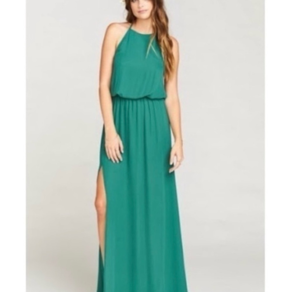 Show Me Your Mumu Heather Halter Maxi Dress
